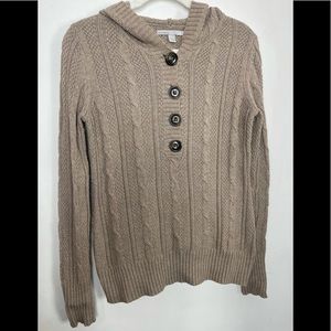 Old navy knit sweater with hoodie